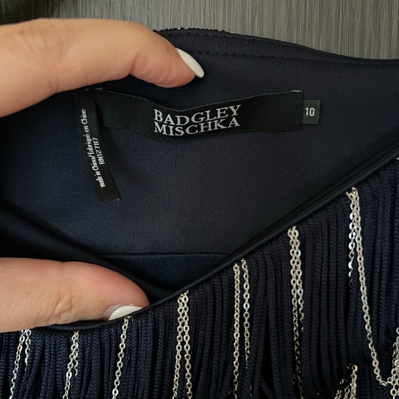 FLAPPER STYLE BEADED CHAIN SKIRT - Picture 5 of 6